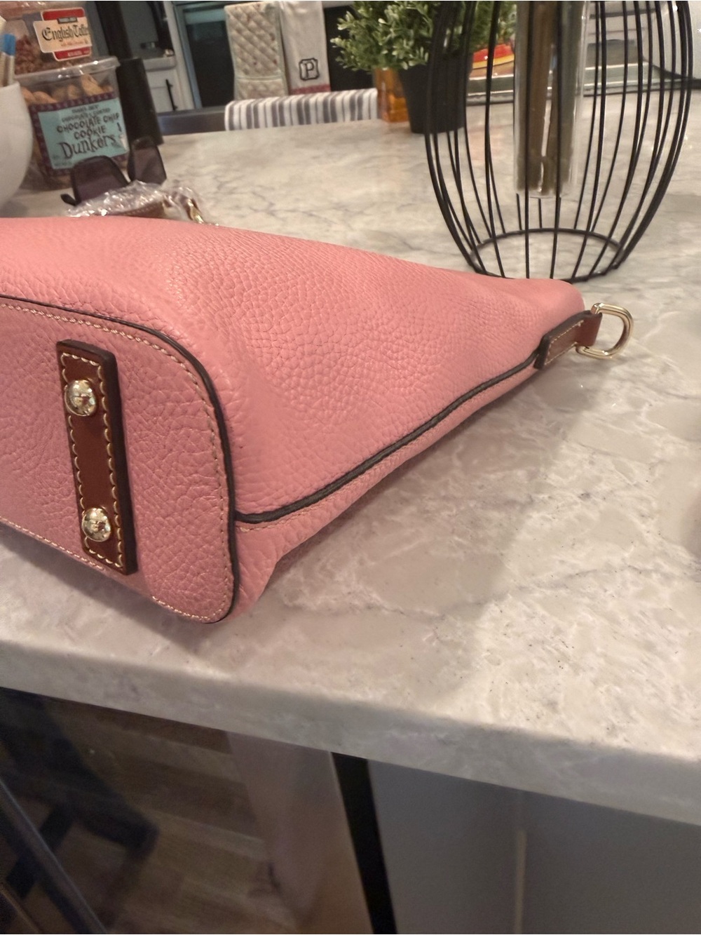 Dooney and BOURKE zip pebble grain Crossbody with coin purse - Picture 5 of 11